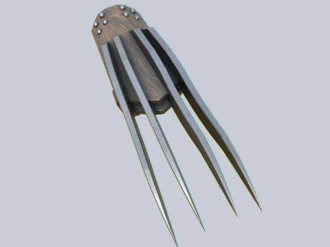 利爪武器 3D 模型