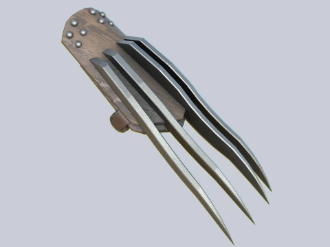 利爪武器 3D 模型