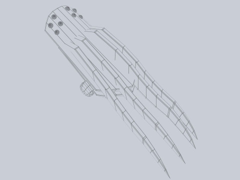 Claw weapon Modèle 3D