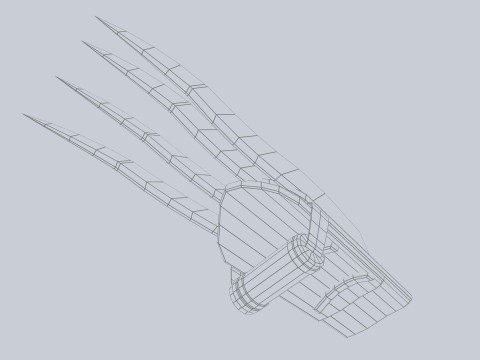 Claw weapon Modèle 3D