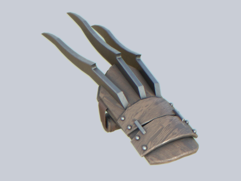 Claw weapon collection 3D 모델