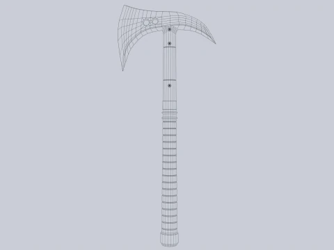 Combat axe 3D Model