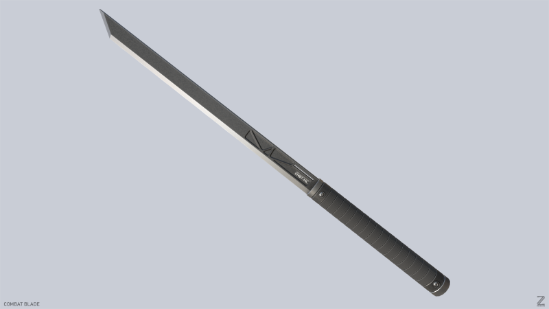 Combat blade Modello 3D .c4d .max .obj .3ds .fbx .stl .blend 