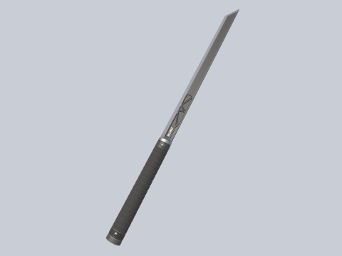 Combat blade Modello 3D