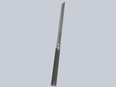Combat blade Modello 3D