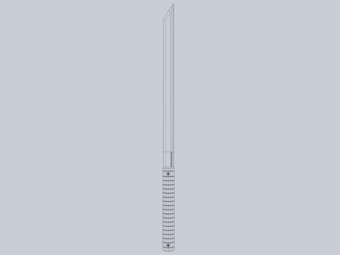 Combat blade Modello 3D