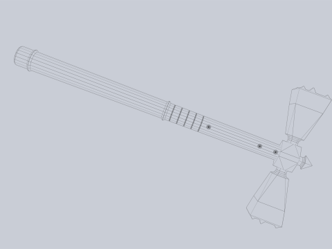 Combat hammer Modèle 3D
