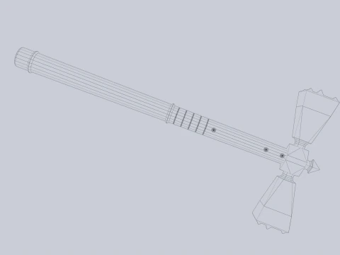 Боевой молот 3D Модель