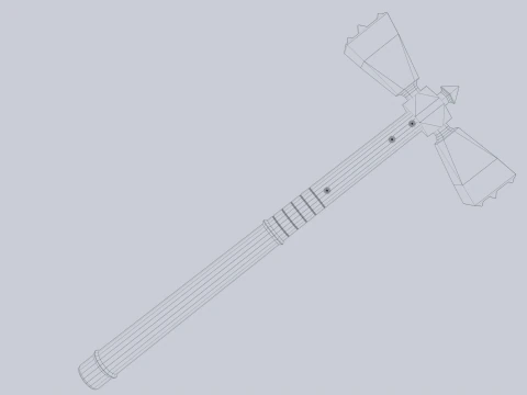 Боевой молот 3D Модель