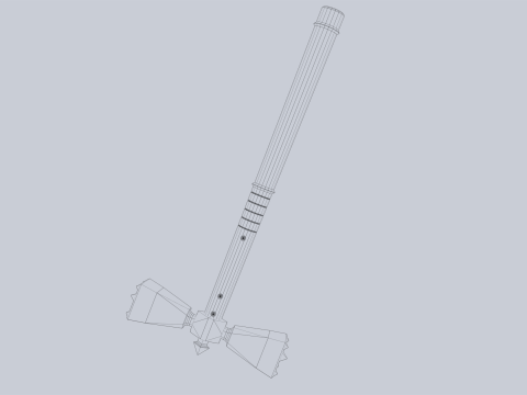 Combat hammer Modèle 3D