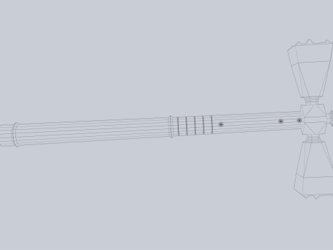 Combat hammer Modèle 3D