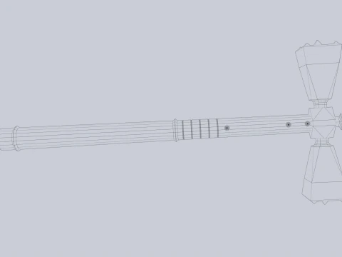 Боевой молот 3D Модель