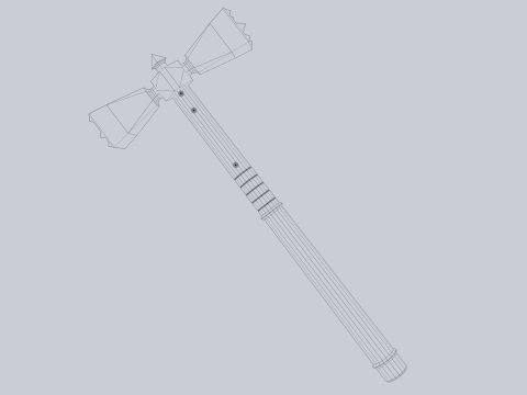 Combat hammer Modèle 3D