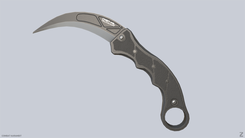 Combat karambit Modèle 3D .c4d .max .obj .3ds .fbx .stl .blend 