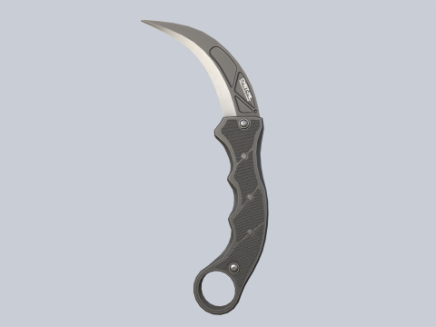 Combat karambit Modèle 3D