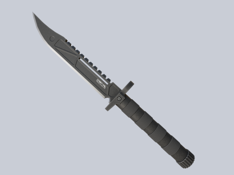 Combat knife Modelo 3D