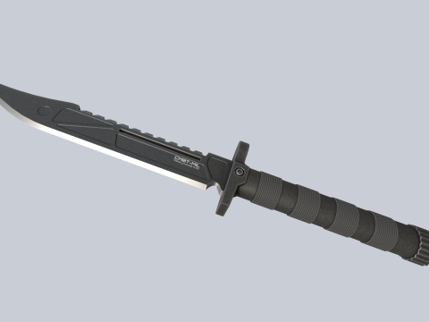 Combat knife 3D Model