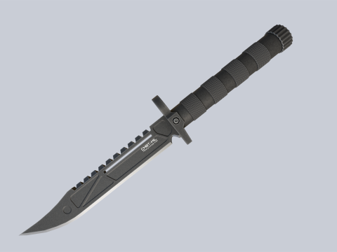 Combat knife 3D Model