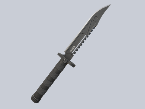 Combat knife 3D Model