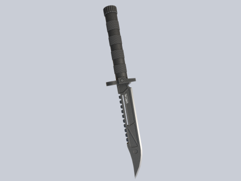 Combat knife 3D Model