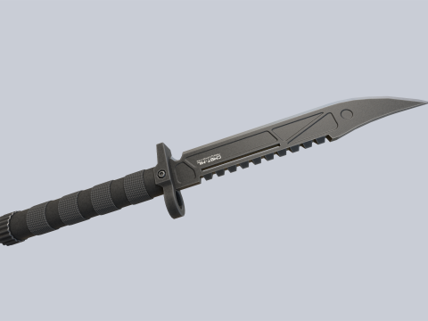 Combat knife 3D Model