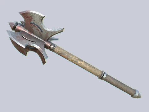 Gada perang Model 3D