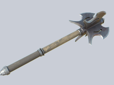War mace 3D 모델