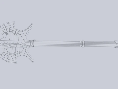 전쟁 철퇴 3D 모델