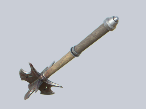 War mace 3D 모델