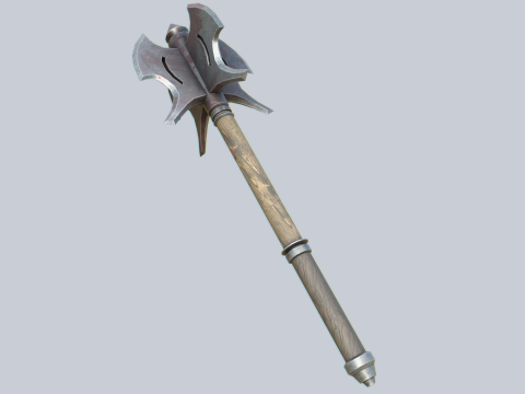 War mace 3D 모델
