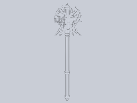 War mace 3D 모델