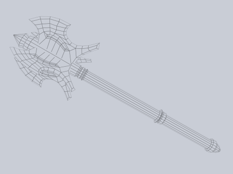 War mace 3D 모델