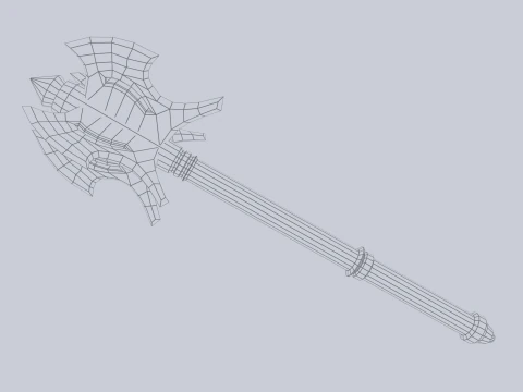 전쟁 철퇴 3D 모델