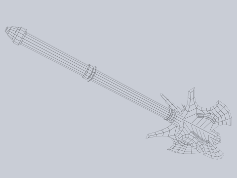 War mace 3D 모델