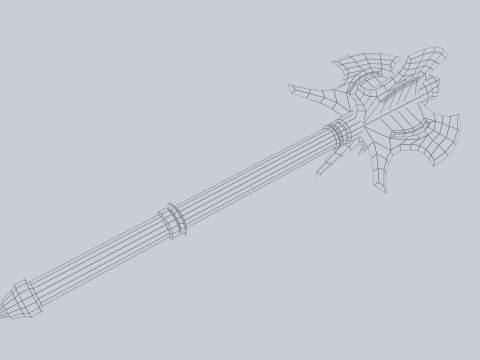 War mace 3D 모델
