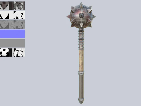 Buzdygan wojenny Model 3D