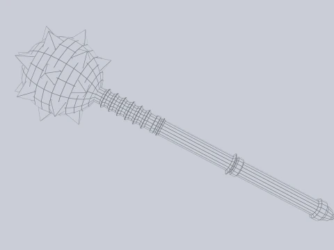 Buzdygan wojenny Model 3D