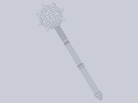 Buzdygan wojenny Model 3D