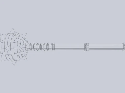 Buzdygan wojenny Model 3D