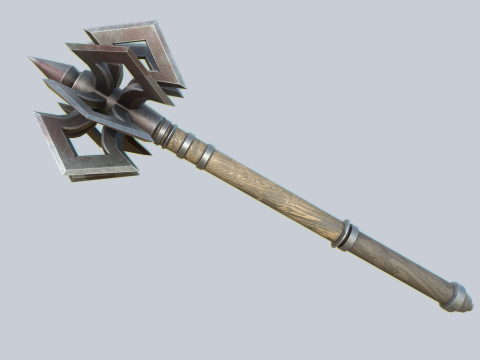 War mace Modelo 3D