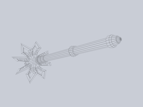 War mace 3D 모델