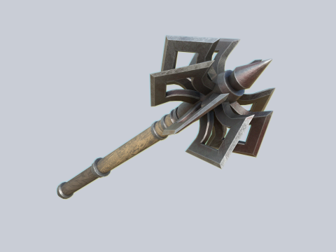 War mace 3D 모델