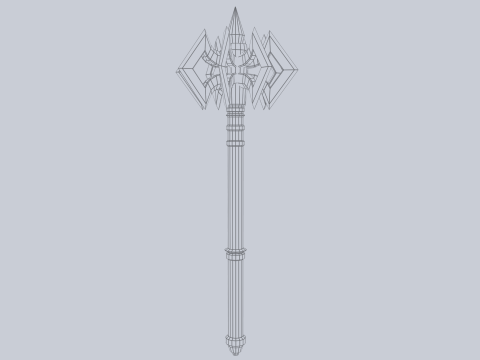 War mace 3D 모델