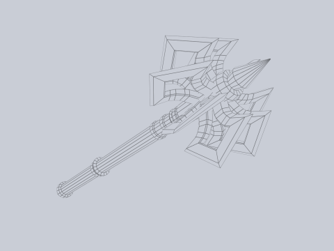 War mace 3D 모델