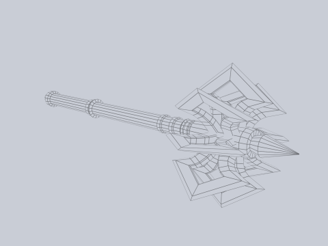 War mace 3D 모델