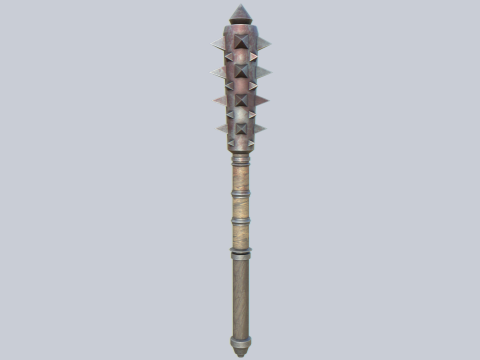 War mace Modello 3D