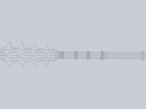 War mace Modello 3D