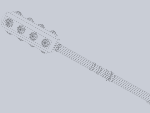 War mace 3D Model