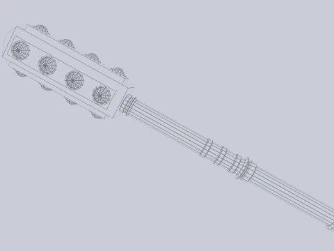 전쟁 철퇴 3D 모델