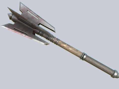 Gada perang Model 3D